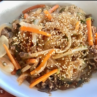 チャプチェ！春雨、牛肉、野菜